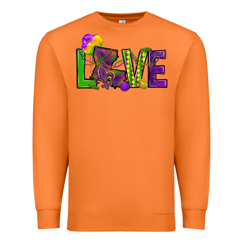 Love Louisiana Premium Sweatshirt by HowdyJamesFarm | Teevron