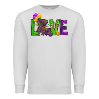 Dove Grey Love Louisiana Premium Sweatshirt - HowdyJamesFarm