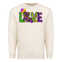 Sandshell Love Louisiana Premium Sweatshirt - HowdyJamesFarm