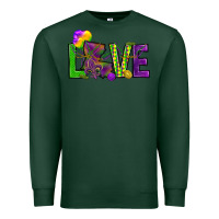 Sports Green Love Louisiana Premium Sweatshirt - HowdyJamesFarm