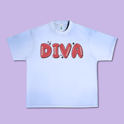 Diva Urban Heavy Tee Designed By Maliassmallbusiness