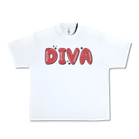 White diva Urban Heavy Tee - MaliasSmallBusiness