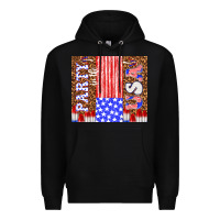 Black party in the usa Premium Hoodie - TumblerDesignByShophia