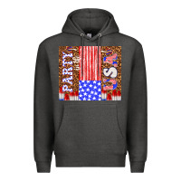 Charcoal Heather party in the usa Premium Hoodie - TumblerDesignByShophia