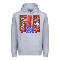 Heather Grey party in the usa Premium Hoodie - TumblerDesignByShophia