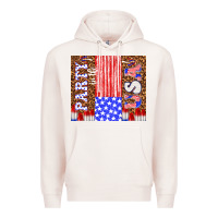 Pale Pink party in the usa Premium Hoodie - TumblerDesignByShophia