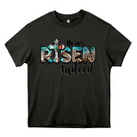 Asphalt he is risen indeed Heavy Core Tee - BarkalooDesign
