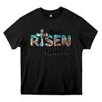 Black he is risen indeed Heavy Core Tee - BarkalooDesign