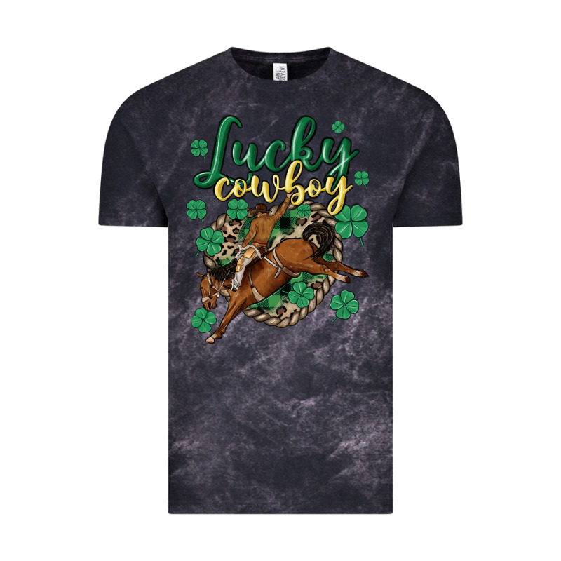 Lucky Cowboy Vintage Tee by MaliasSmallBusiness | Teevron