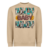 Mushroom western howdy baby howdy Heavyweight Sweatshirt - NancyCooperArtShop