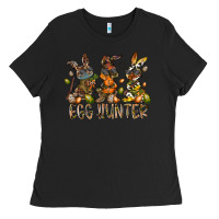 Black egg hunter Ladies Tee - RacoonDesign