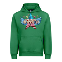 Emerald American babe Urban Hoodie - FaDigitalArtStudio