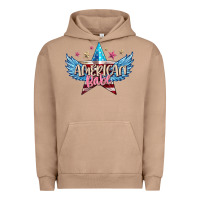 Pigment Burro American babe Urban Hoodie - FaDigitalArtStudio