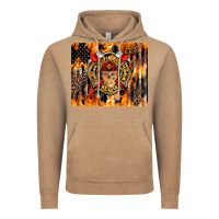 Vintage Coffee Firefighter Skull Vintage Hoodie - LillyAllenDesigns