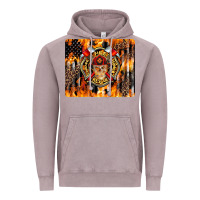 Vintage Zinc Firefighter Skull Vintage Hoodie - LillyAllenDesigns
