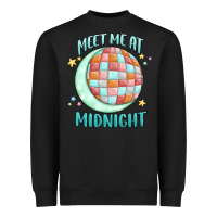 Black meet me at midnight Heavyweight Sweatshirt - MaliasSmallBusiness