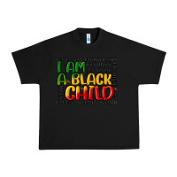 Black i am a black child Urban Heavy Tee - MaliasSmallBusiness