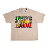French Oak i am a black child Urban Heavy Tee - MaliasSmallBusiness