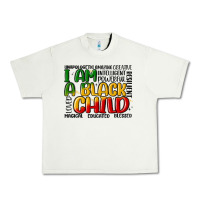 Pistachio i am a black child Urban Heavy Tee - MaliasSmallBusiness