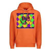 Carrot mardi gras hearts Premium Hoodie - JahusDesignShop
