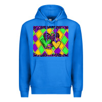 True Royal mardi gras hearts Premium Hoodie - JahusDesignShop