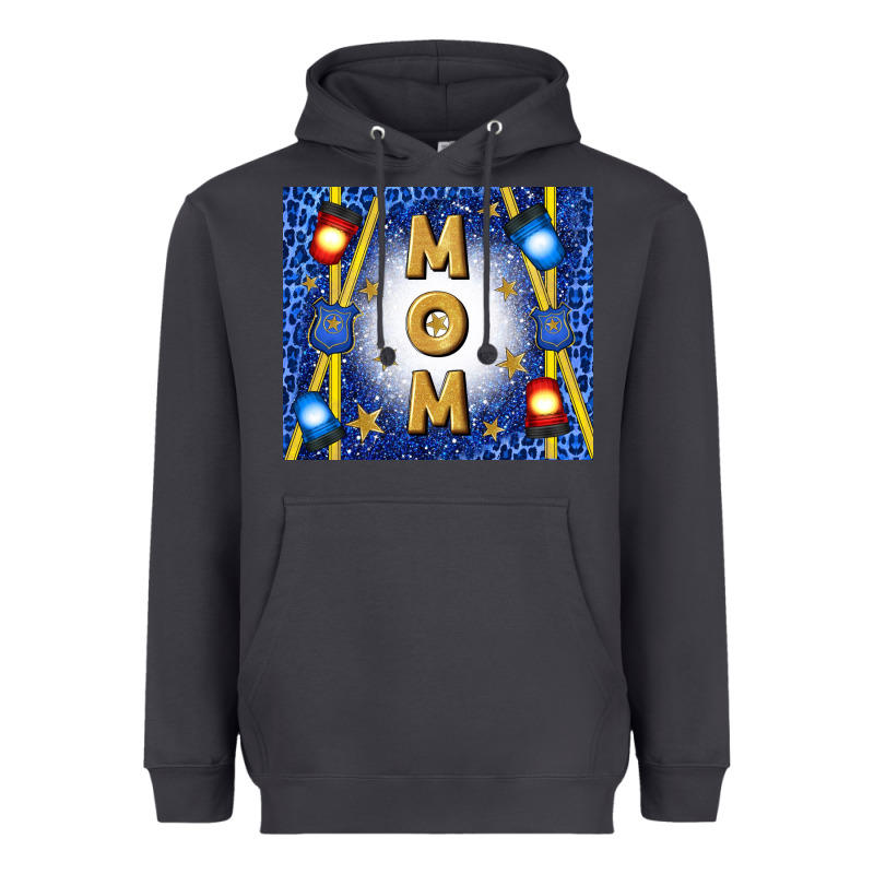 Police Mom Mother’s Day Heavyweight Hoodie by TumblerDesignByShophia | Teevron
