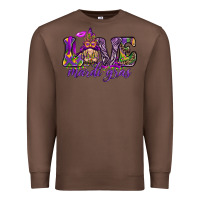 Chestnut Love Mardi Gras with gnome Premium Sweatshirt - HowdyJamesFarm