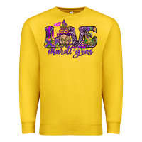 Lemon Love Mardi Gras with gnome Premium Sweatshirt - HowdyJamesFarm