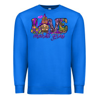 True Royal Love Mardi Gras with gnome Premium Sweatshirt - HowdyJamesFarm