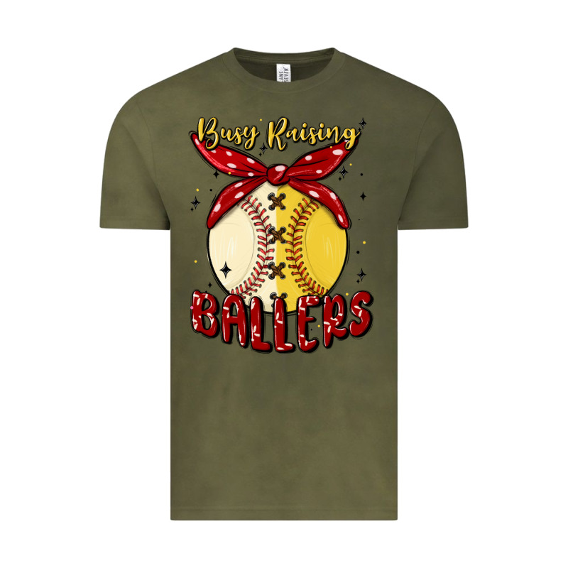 Busy Raising Ballers Malia Vintage Tee by MaliasSmallBusiness | Teevron