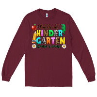 Burgundy watch kindergarten home is come Long Sleeve Tee - NancyCooperArtShop