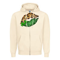 Sandshell St. Patricks Day Leopard Lips Zipper Hoodie - Bettercallsaul