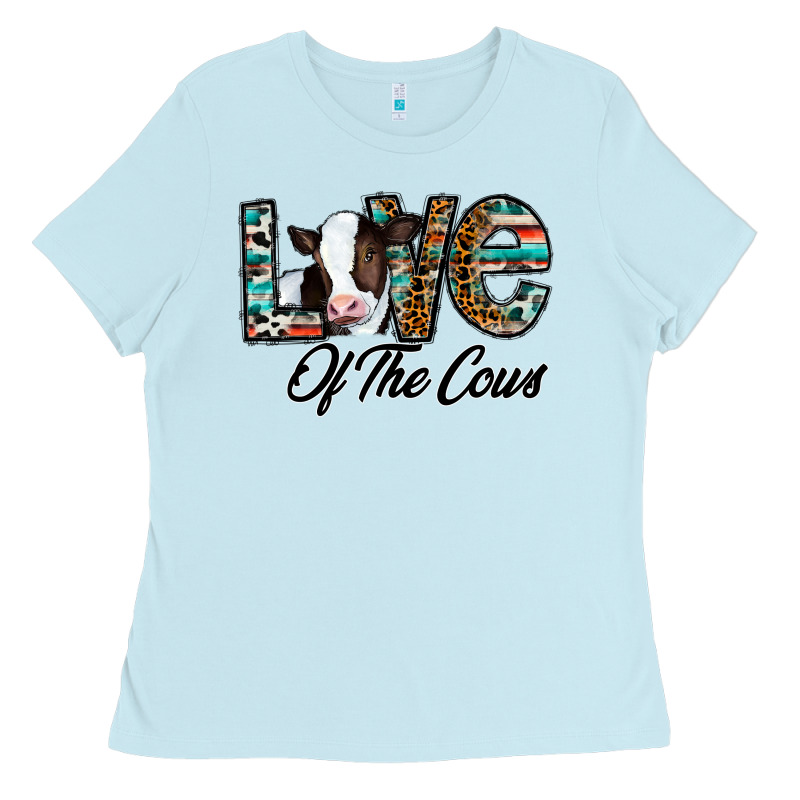 Love Of The Cows Ladies Tee by CowhideDigitalArt | Teevron