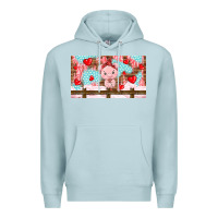 Blue Mist cute pig Premium Hoodie - TumblerDesignByShophia