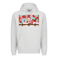 Dove Grey cute pig Premium Hoodie - TumblerDesignByShophia