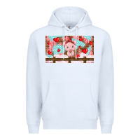 White cute pig Premium Hoodie - TumblerDesignByShophia