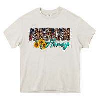 Cream american honey Heavy Core Tee - RacoonDesign