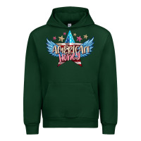Forest Green American honey 4th of july Urban Hoodie - FaDigitalArtStudio