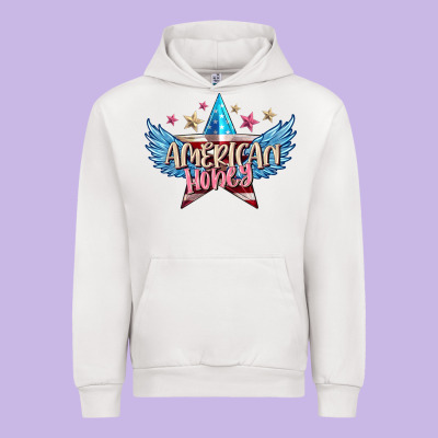 American Honey 4th Of July Urban Hoodie Designed By Fadigitalartstudio