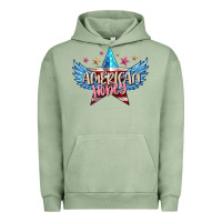 Pigment Oil Green American honey 4th of july Urban Hoodie - FaDigitalArtStudio