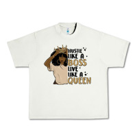 Pistachio hustle like a boss live like a queen Urban Heavy Tee - MaliasSmallBusiness