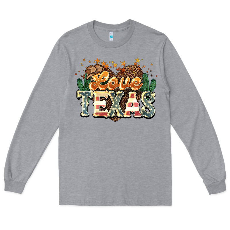 Love Texas Long Sleeve Tee by NancyCooperArtShop | Teevron