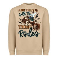 Mushroom and they call the thing rodeo cowboy Heavyweight Sweatshirt - MaliasSmallBusiness
