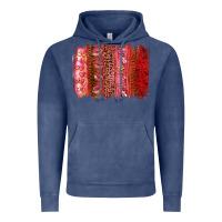 Vintage Denim Valentine's Day Brushstrokes Vintage Hoodie - RanaPortraitStore