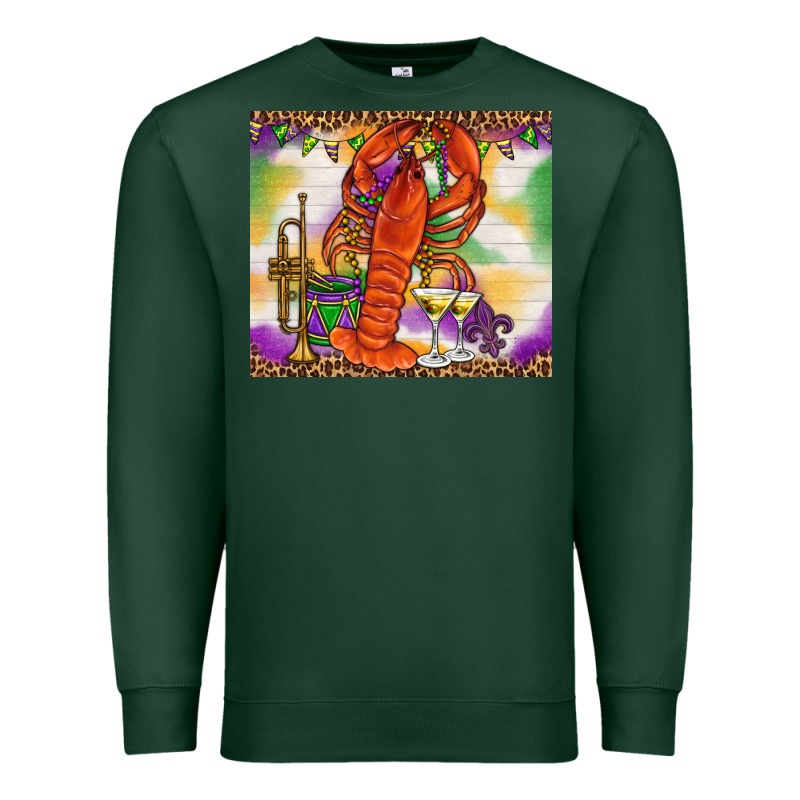 Mardi Gras Crawfish Tumbler Premium Sweatshirt by HowdyJamesFarm | Teevron