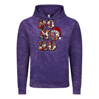 Cloud Purple ho ho ho western christmas Vintage Hoodie - Jasminsmagicworld