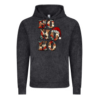 Vintage Black ho ho ho western christmas Vintage Hoodie - Jasminsmagicworld
