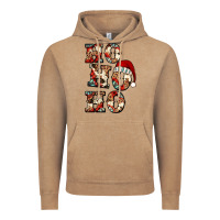 Vintage Coffee ho ho ho western christmas Vintage Hoodie - Jasminsmagicworld
