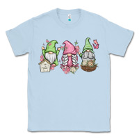 Dusty Blue spring gnomes Classic Tee - MaliasSmallBusiness