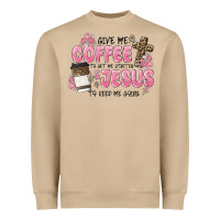Mushroom give me coffee jesus Heavyweight Sweatshirt - MaliasSmallBusiness